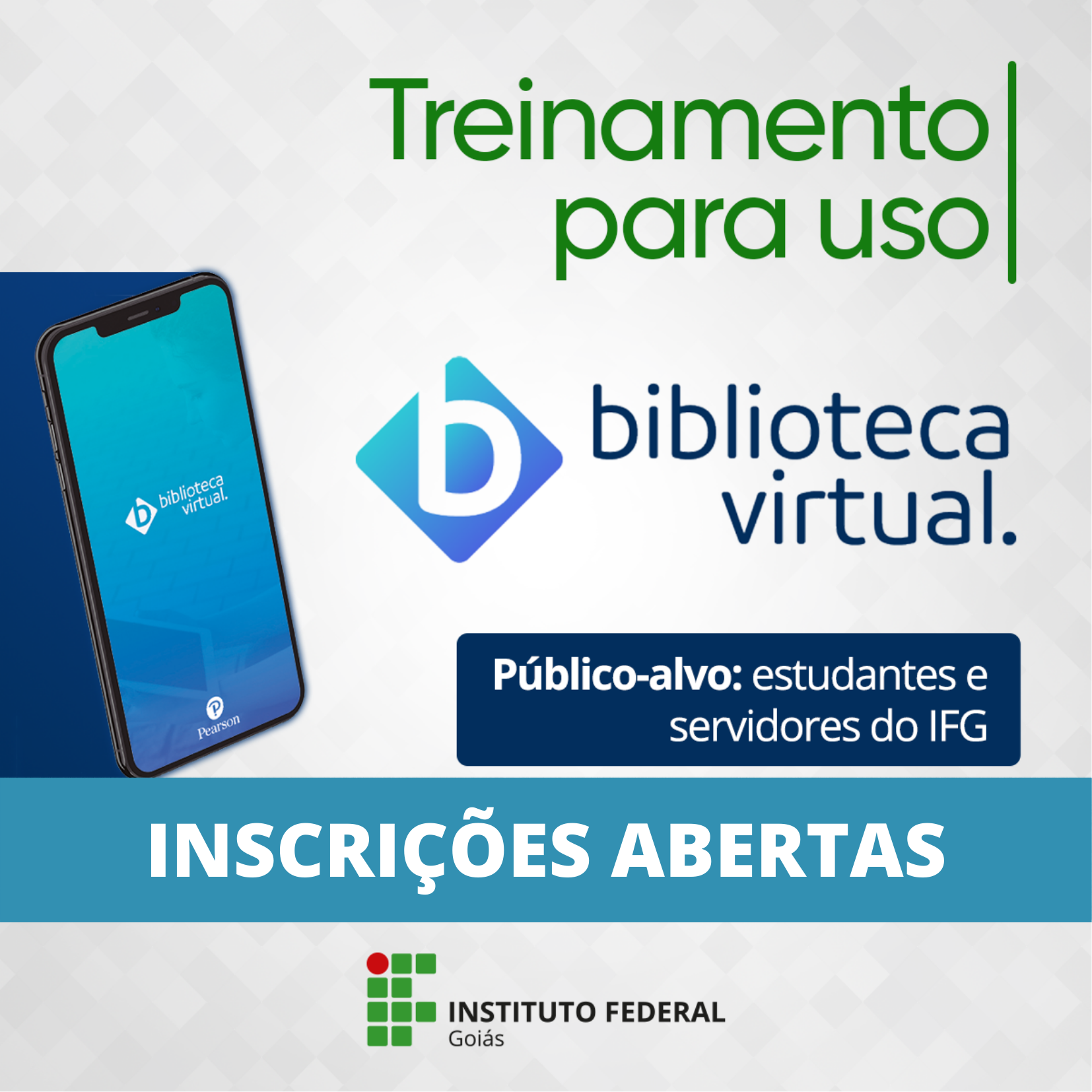 Inscrições abertas para treinamento para uso da biblioteca virtual Inscrições abertas para treinamento para uso da biblioteca virtual